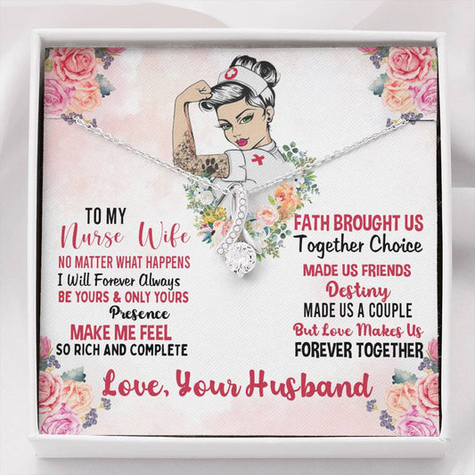 To My Nurse Wife Necklace Gift For Nurse Wife Birthday Anniversity Gift Jewelry