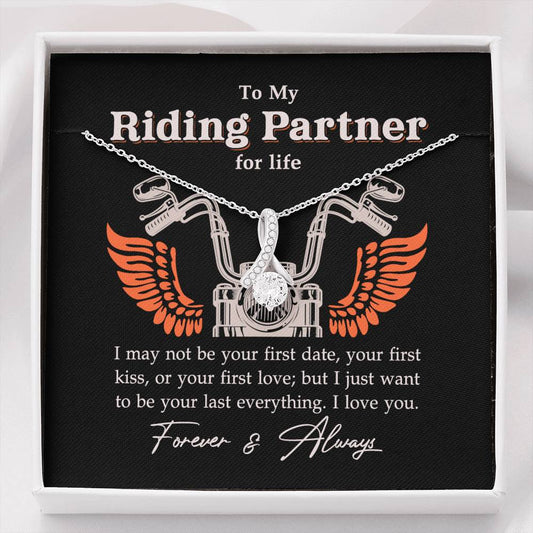 Riding Partner Gift Riding Partner Necklace Biker Woman Birthday Gift Anniversar