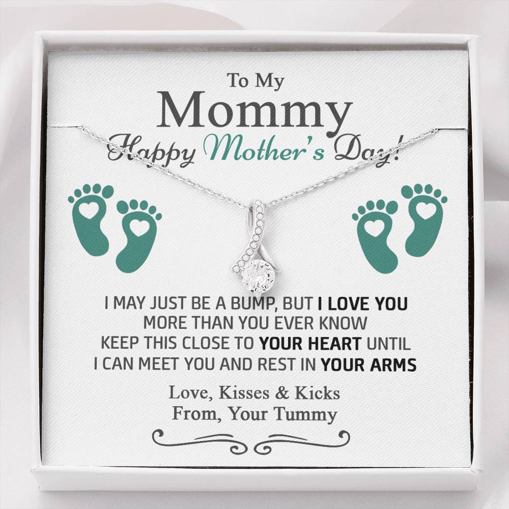 Mom To Be Mothers Day Gift From Baby Alluring Beauty Necklace New Mom Gift