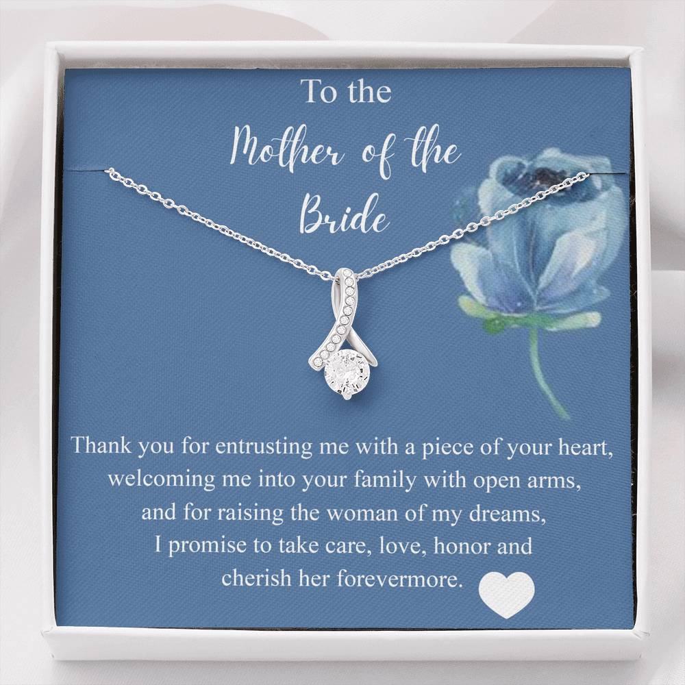 Mother Of The Bride Gift From Groom, Alluring Beauty Necklace, Future Mom