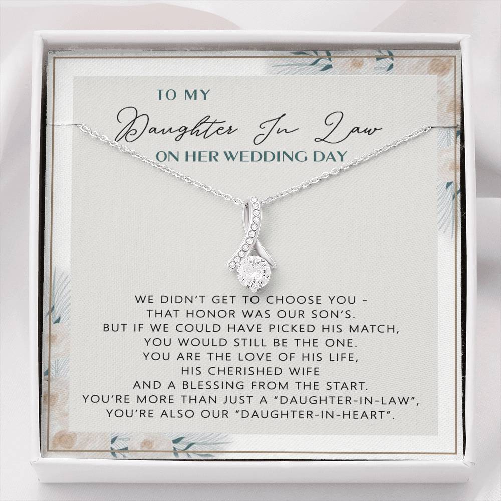 Wedding Gift From mother On Wedding Day To My Daughter-in-law Wedding Day