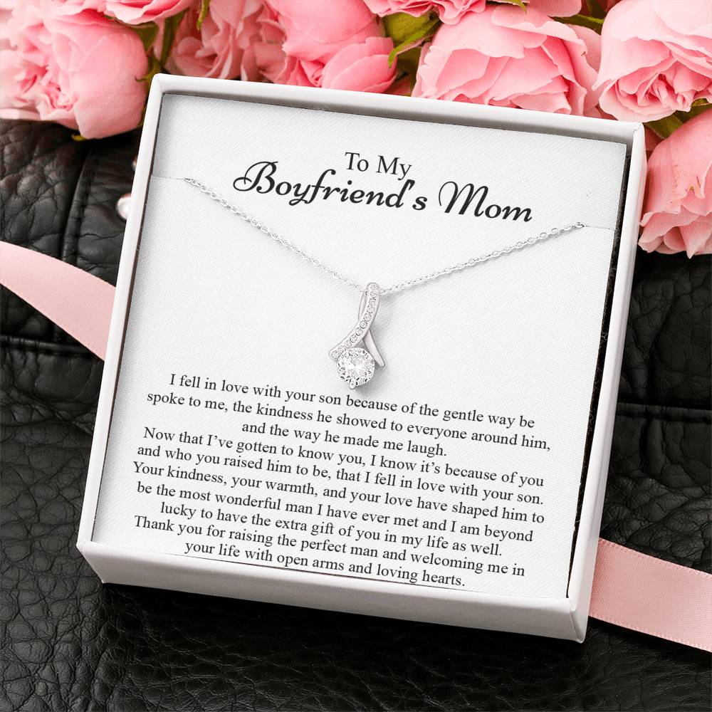 To My Boyfriend's Mom Necklace, Future Mom Gifts, Mother's Day Gift Necklace