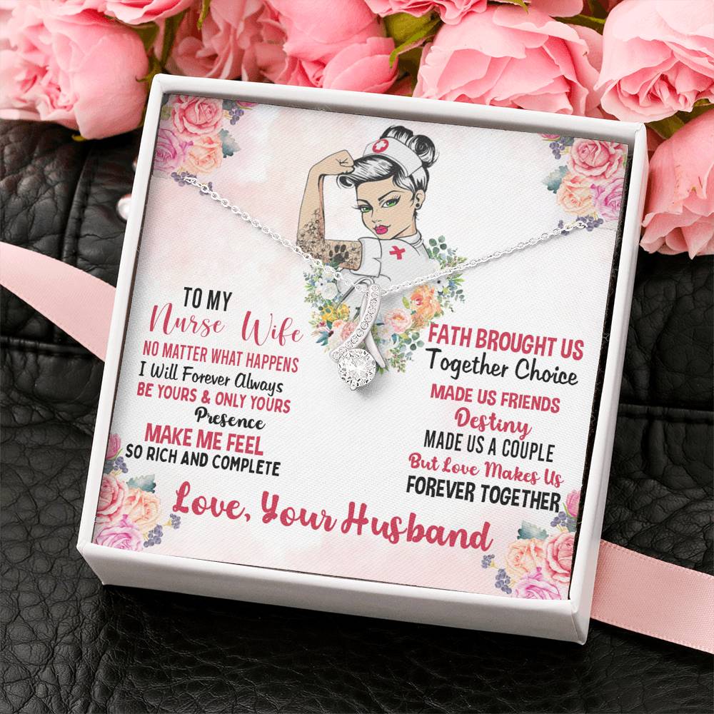 To My Nurse Wife Necklace Gift For Nurse Wife Birthday Anniversity Gift Jewelry