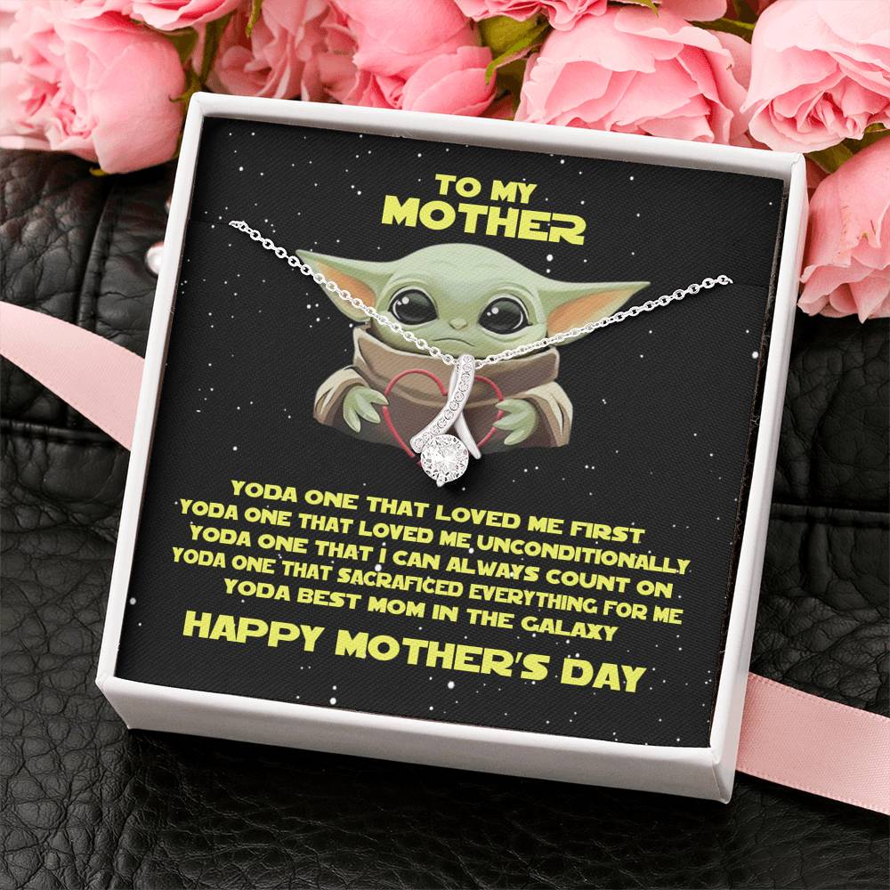 To My Mother Necklace Yoda Best Mom Alluring Beauty Necklace Mothers Day Gift