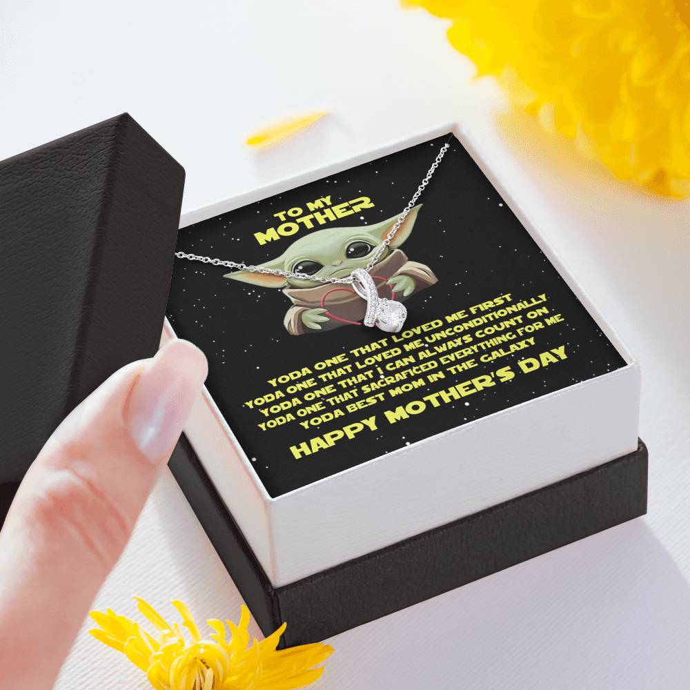 To My Mother Necklace Yoda Best Mom Alluring Beauty Necklace Mothers Day Gift