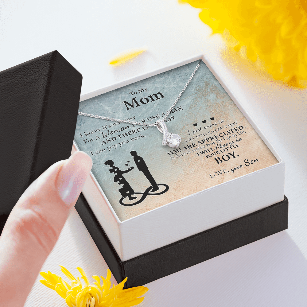 Mom Gift From Son To Mother Necklace Thoughtful Birthday Gift Sentimental
