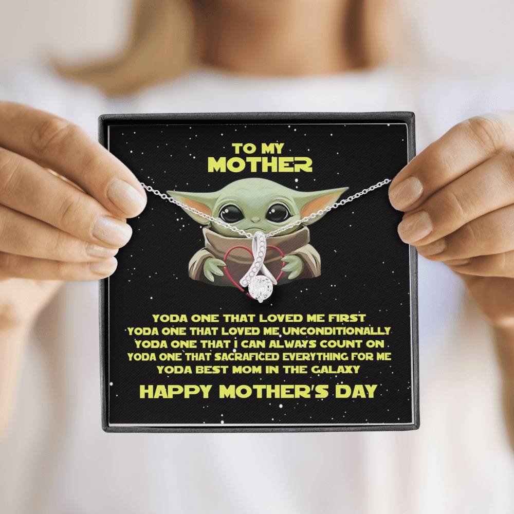 To My Mother Necklace Yoda Best Mom Alluring Beauty Necklace Mothers Day Gift