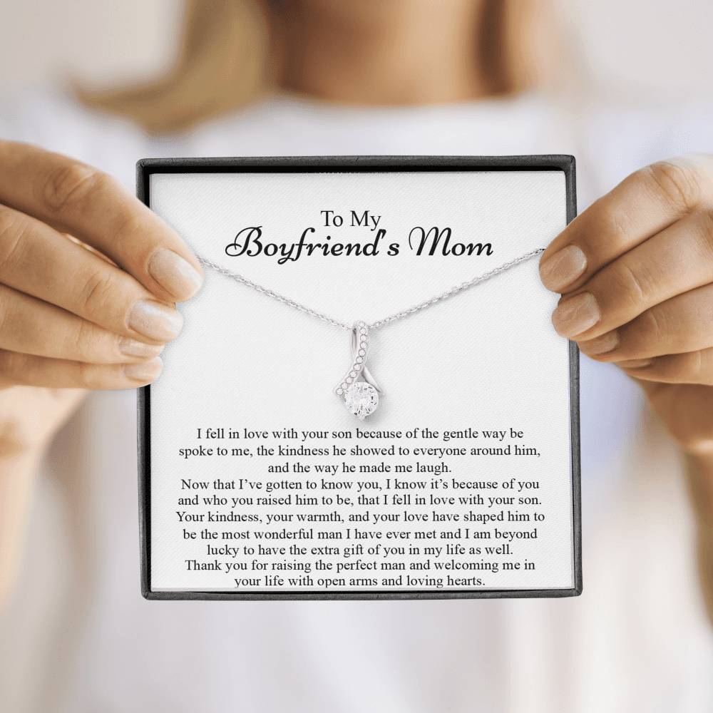 To My Boyfriend's Mom Necklace, Future Mom Gifts, Mother's Day Gift Necklace