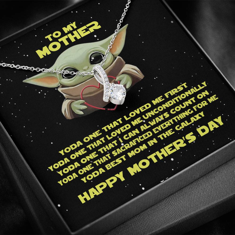 To My Mother Necklace Yoda Best Mom Alluring Beauty Necklace Mothers Day Gift
