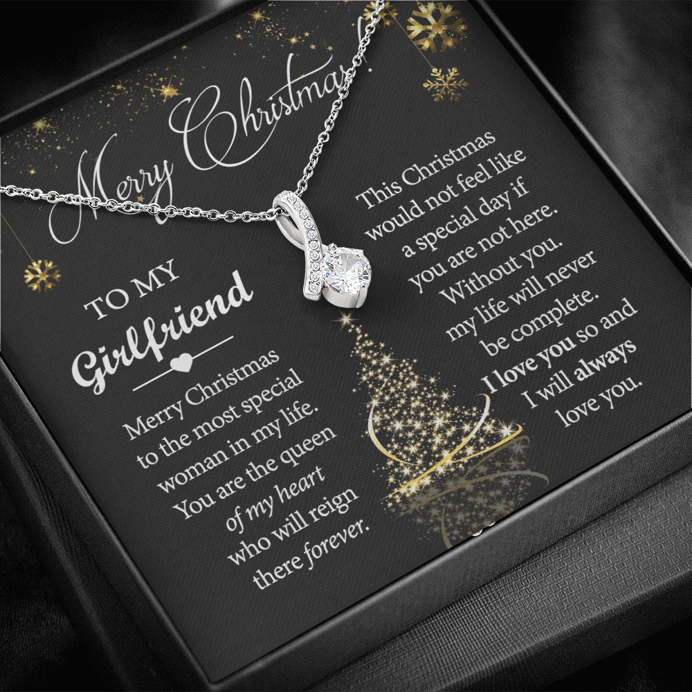 Girlfriend Christmas Gift Future Wife Christmas Necklace Romantic Christmas Gift