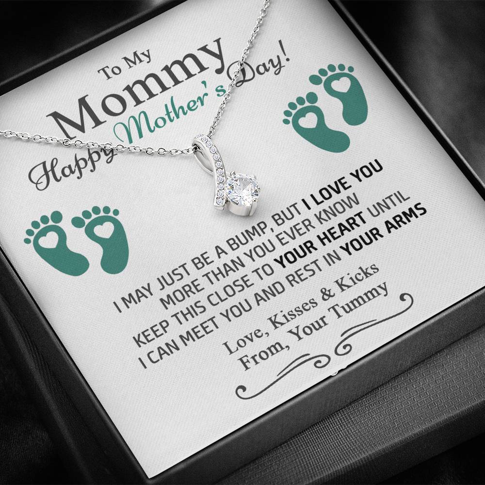 Mom To Be Mothers Day Gift From Baby Alluring Beauty Necklace New Mom Gift