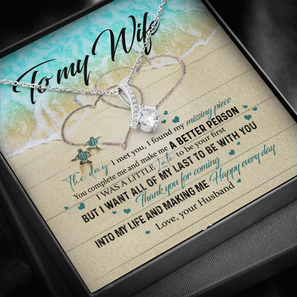 To My Wife Gift Alluring Necklace Valentines Gift For Wife Necklace For Women