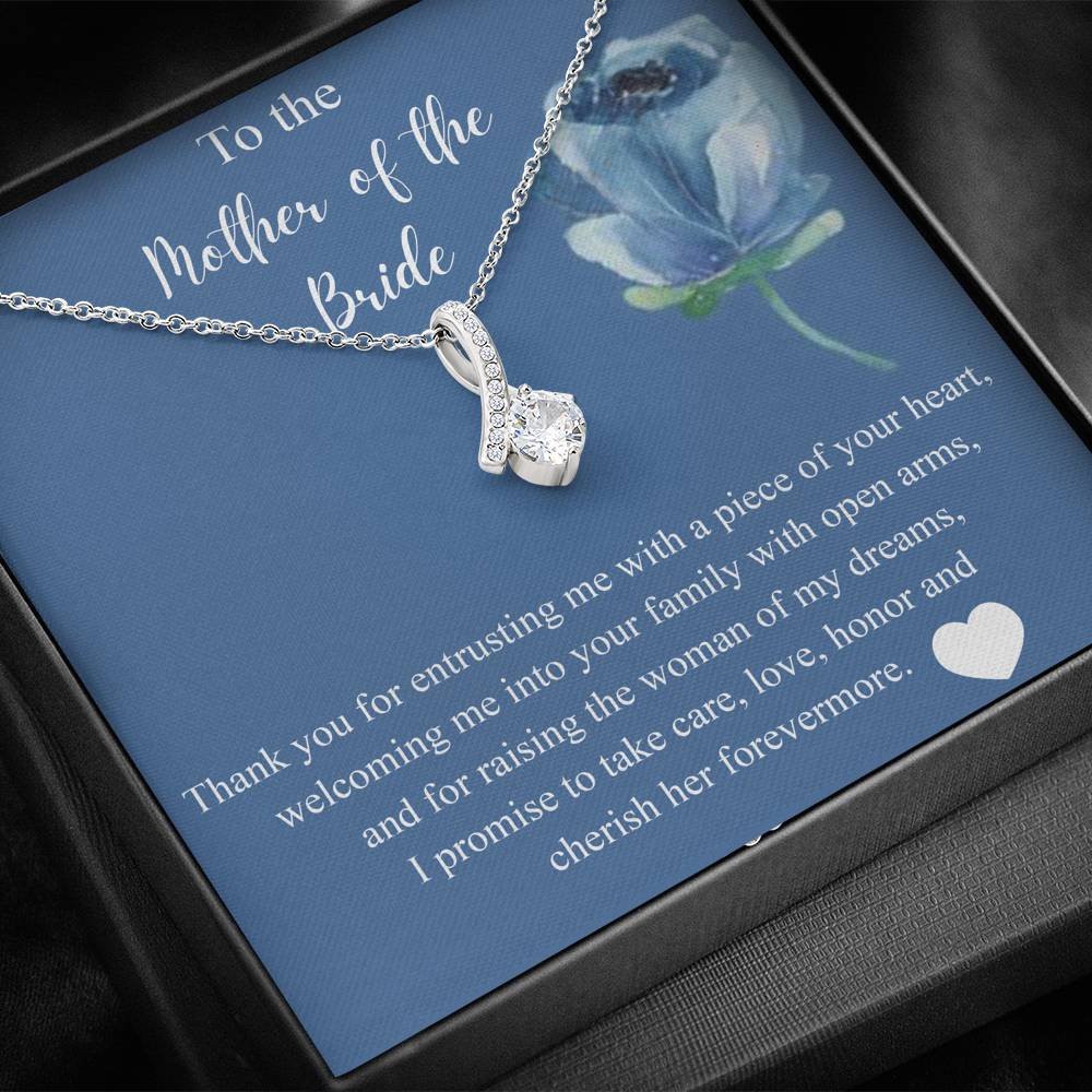 Mother Of The Bride Gift From Groom, Alluring Beauty Necklace, Future Mom