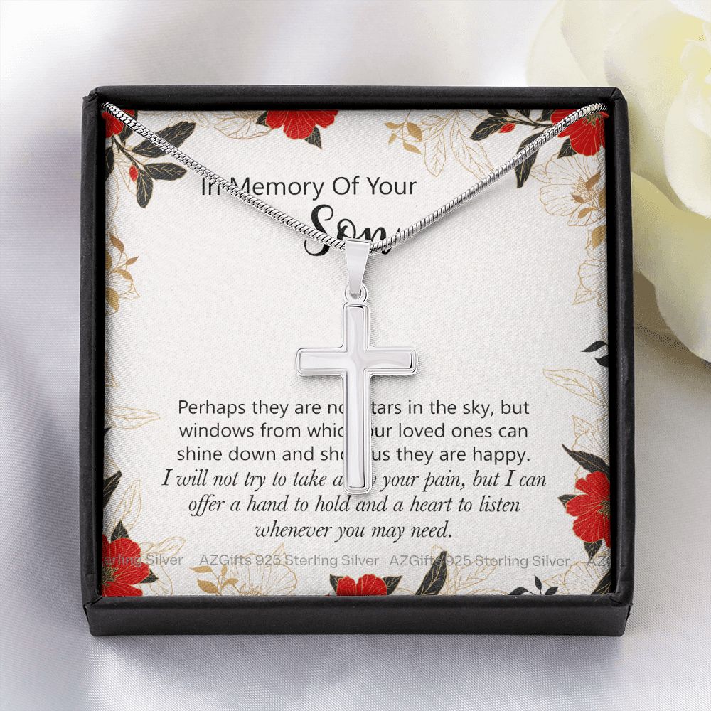 To My Son Necklace From Mom and Dad Jewelry Son Gifts From Mom and Dad, Mother and Son Necklace, Birthday Gift For My Son Graduation Christmas Cuban Link Chain Necklace Present