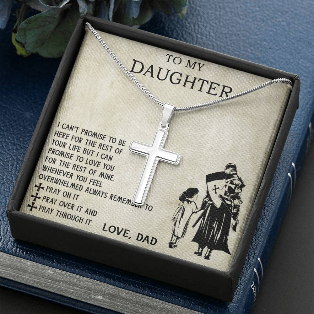 To My Viking Daughter from Dad, Father and Daughter Necklace I Love You For The