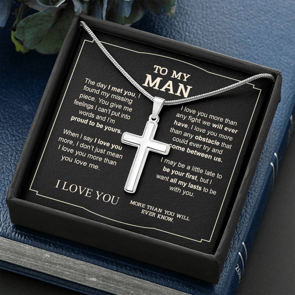 To My Man Necklace Gifts For Man Birthday Communion Present Necklace for Man