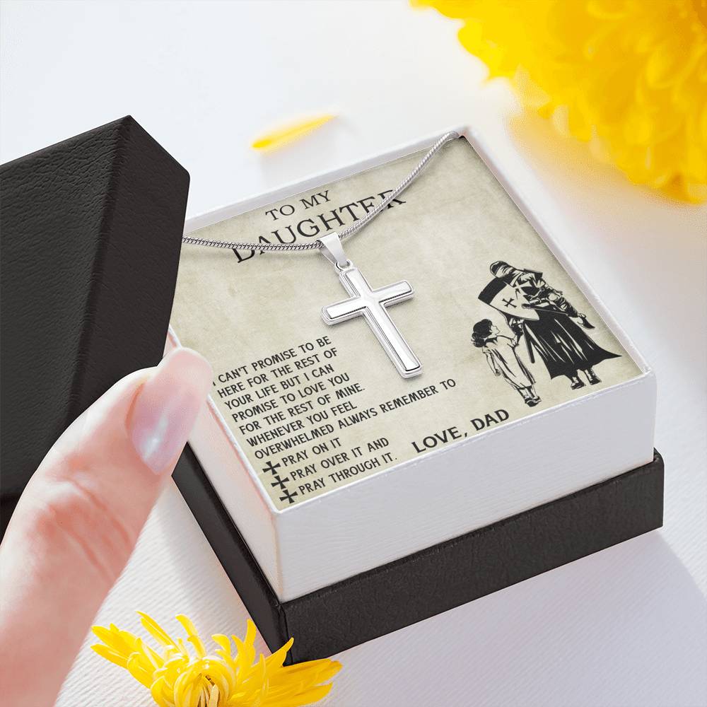 To My Viking Daughter from Dad, Father and Daughter Necklace I Love You For The