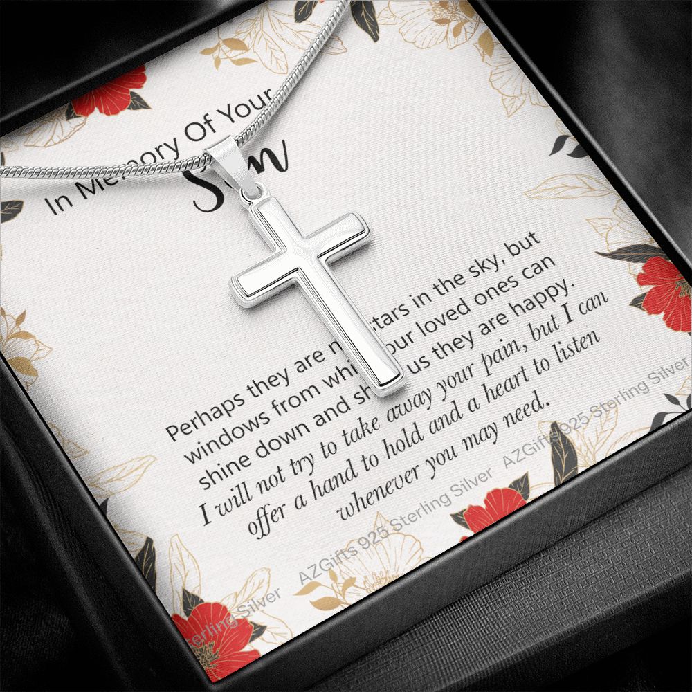 To My Son Necklace From Mom and Dad Jewelry Son Gifts From Mom and Dad, Mother and Son Necklace, Birthday Gift For My Son Graduation Christmas Cuban Link Chain Necklace Present