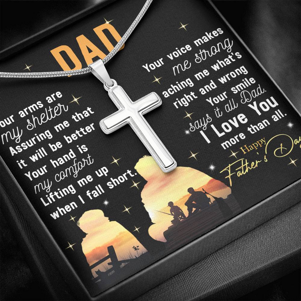 Father Necklace Dad Gift from Son Father's Day Gift Thanksgiving Birthday Xmas