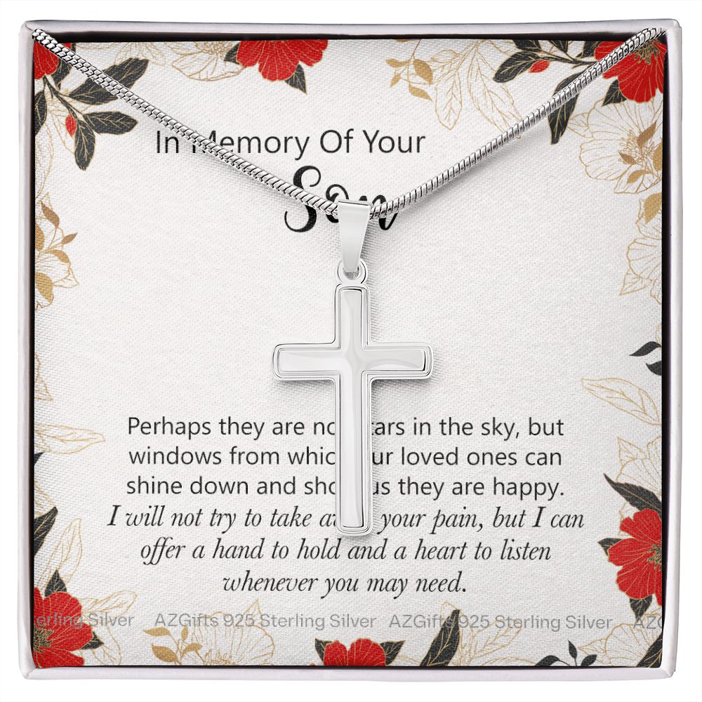 To My Son Necklace From Mom and Dad Jewelry Son Gifts From Mom and Dad, Mother and Son Necklace, Birthday Gift For My Son Graduation Christmas Cuban Link Chain Necklace Present