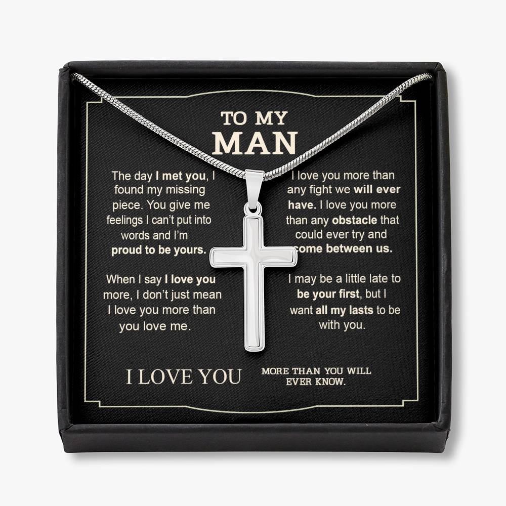 To My Man Necklace Gifts For Man Birthday Communion Present Necklace for Man