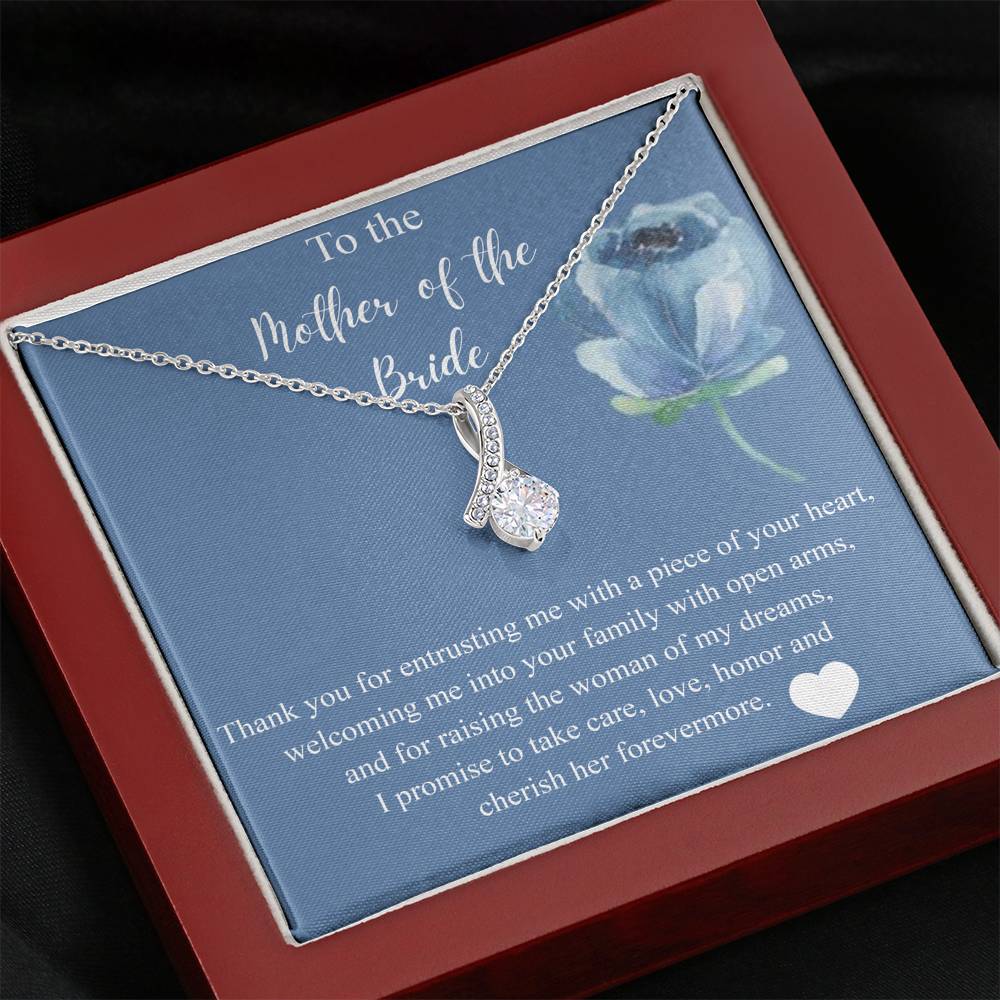 Mother Of The Bride Gift From Groom, Alluring Beauty Necklace, Future Mom