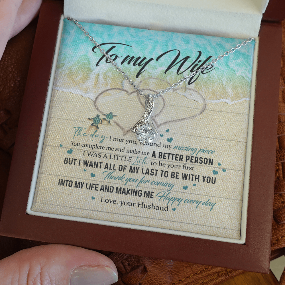 To My Wife Gift Alluring Necklace Valentines Gift For Wife Necklace For Women