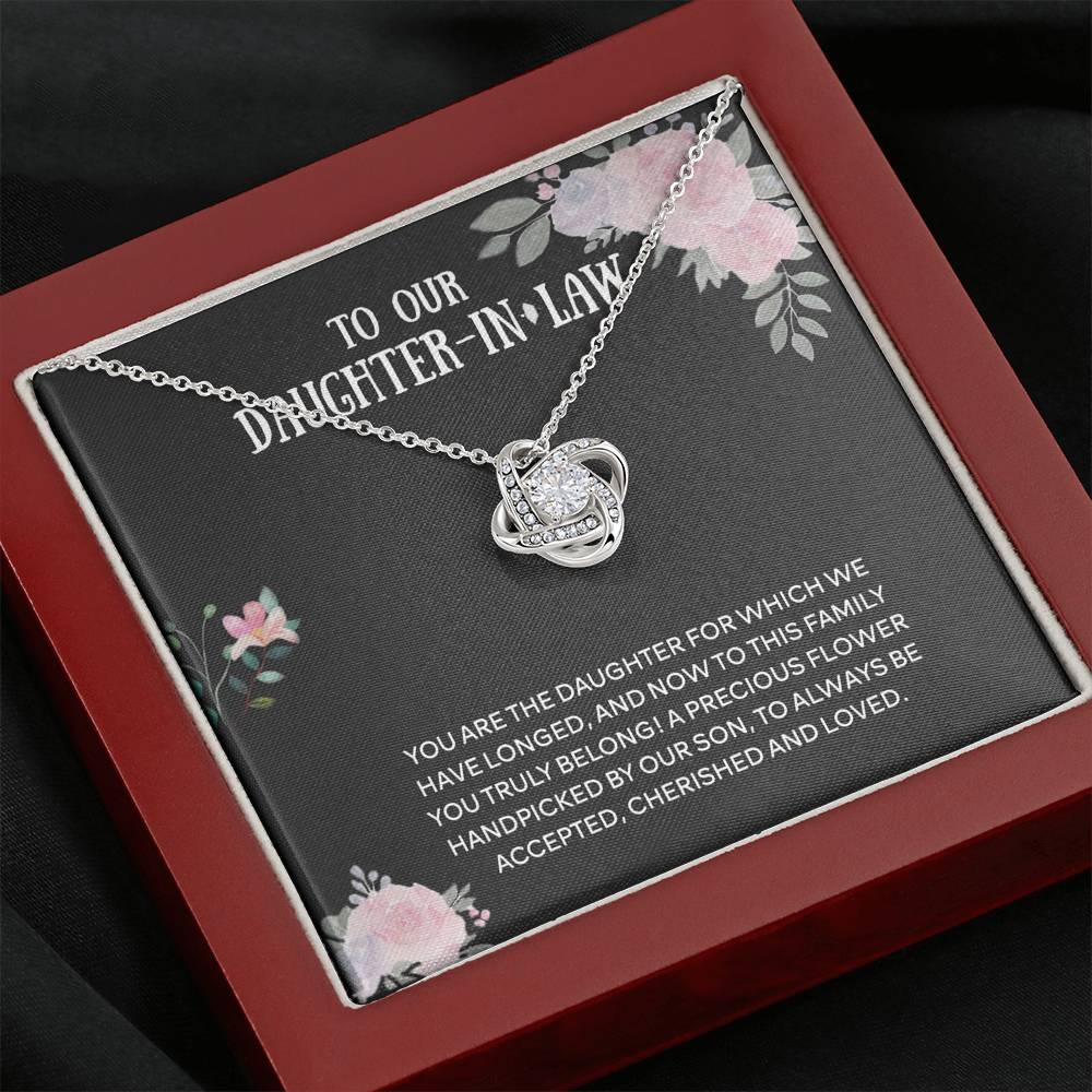 To Our Daughter-in-law Necklace from Mother-in-law Daughter-in-law Birthday Gift