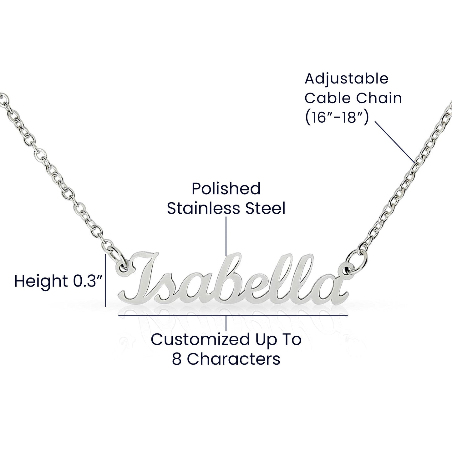 To my beautiful queen-You are my best friend Personalized Name Necklace