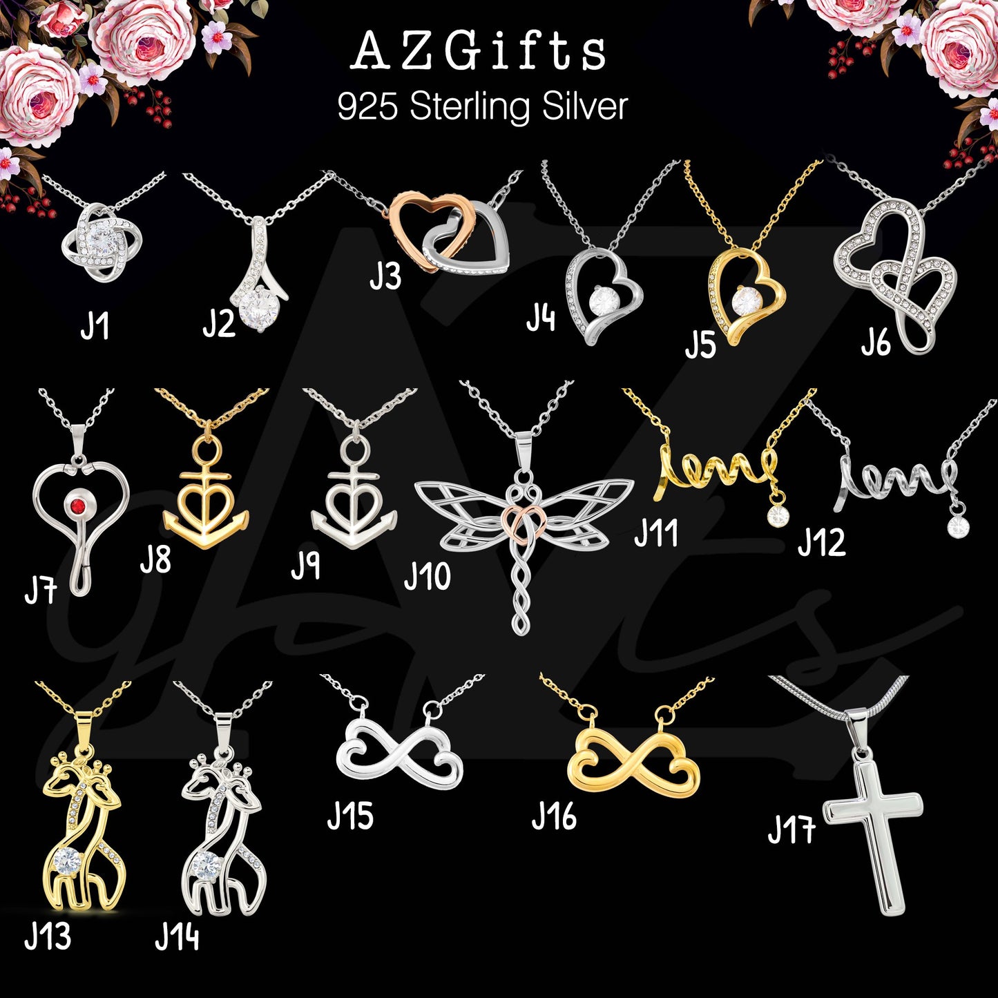 To My Wife Necklace Gift For Wife interlocking hearts necklace 1608